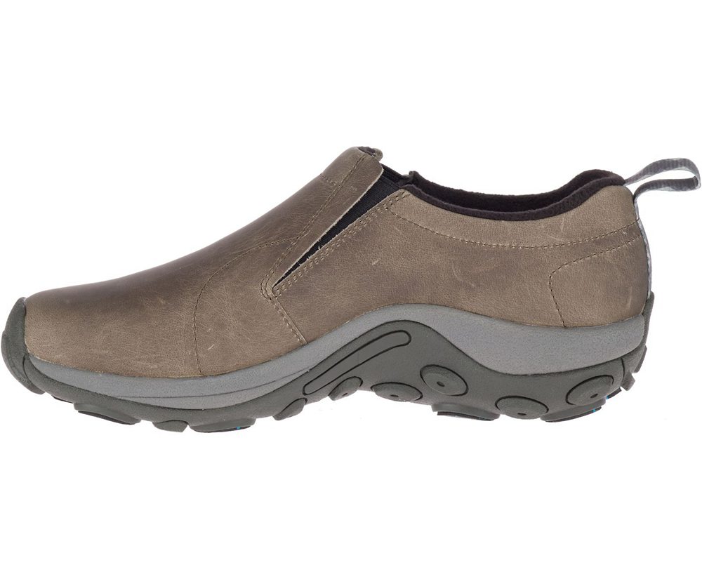 Slip On Homem - Merrell Jungle Moc Couro Waterproof Ice - Marrom - RZT168479